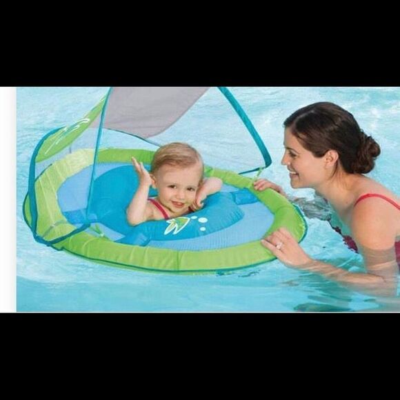 Swimways baby springs float W/ canopy - Picture 2 of 6